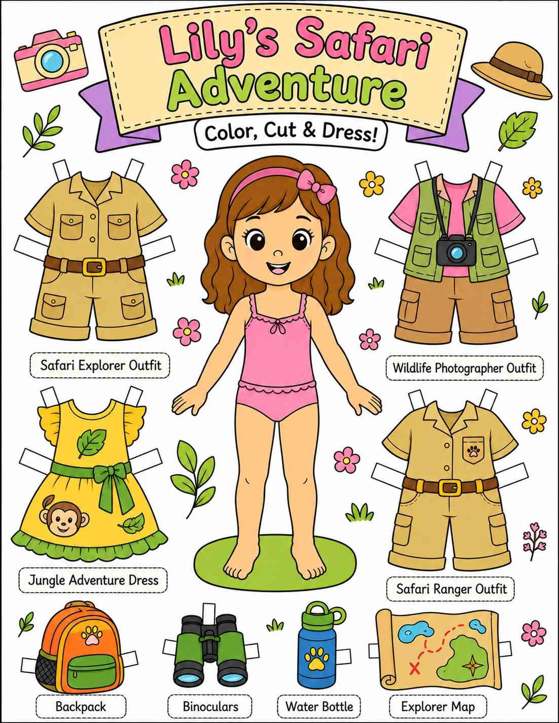 Safari Adventure Interior — Full Color